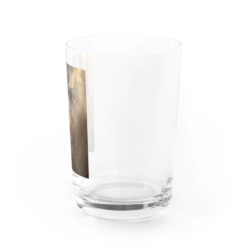 青い猫の瞬き Water Glass :right