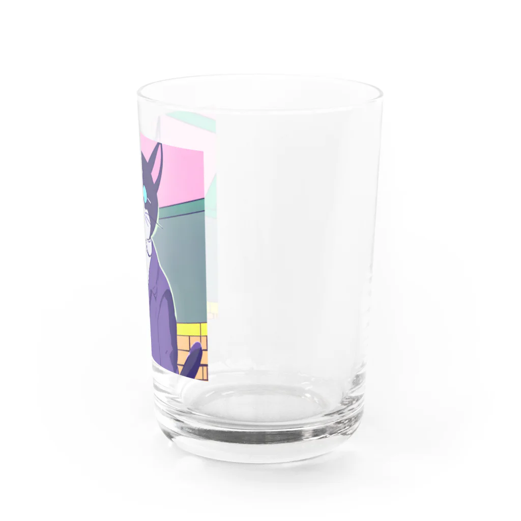 ブギーズのヌコ博士 Water Glass :right