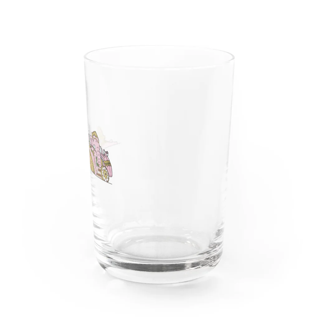 puikkoのピンクのガネーシャ Water Glass :right