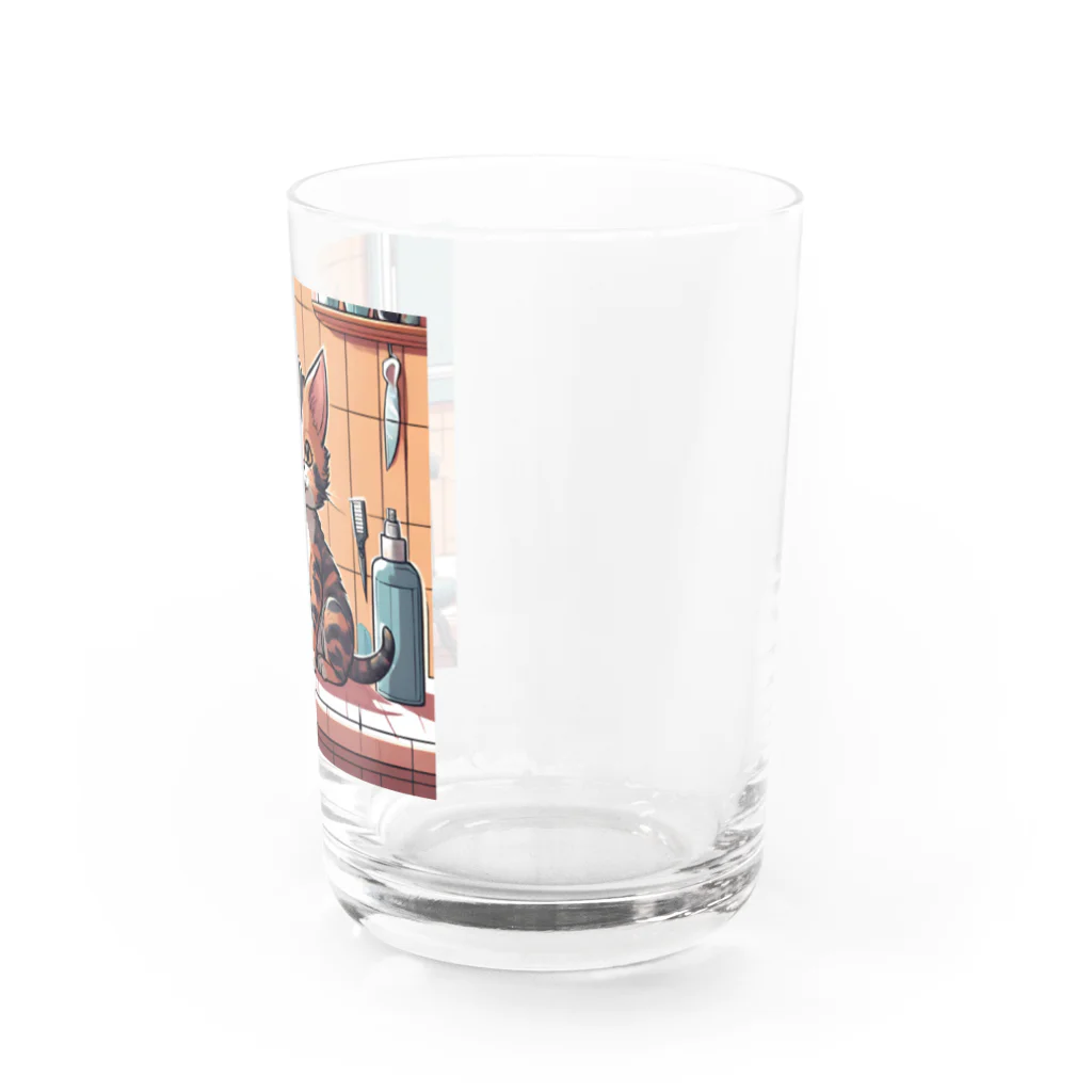 ysuke53のカットして三毛 Water Glass :right