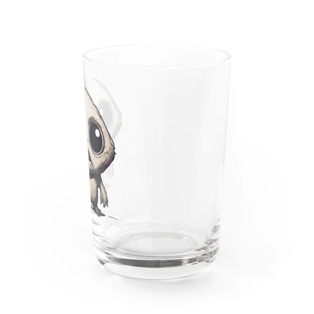 かわいい女の子とシュールな絵の擬態キノコ Water Glass :right