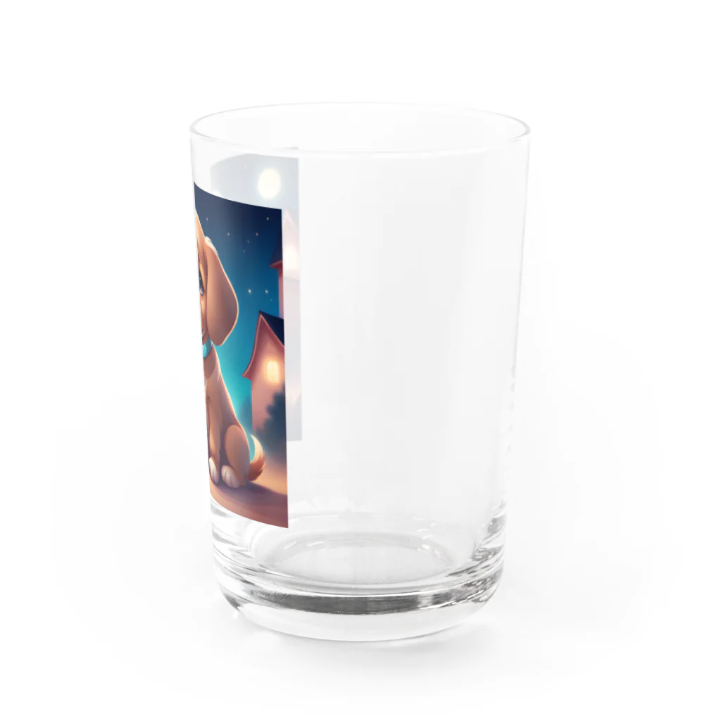 manmaru2315のかわいい犬＃４ Water Glass :right