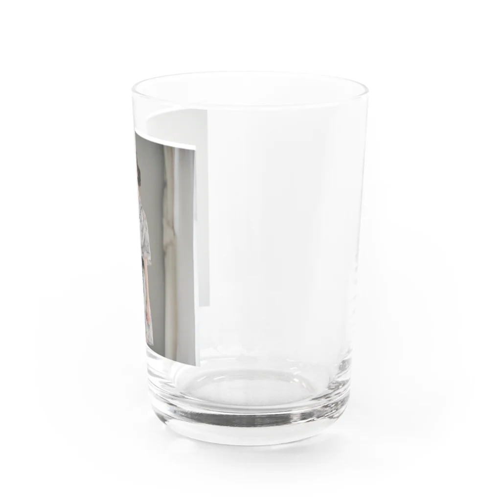 yusuke.shop1の物思いにふける女の子 Water Glass :right