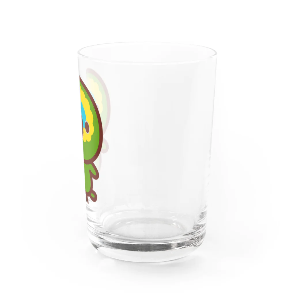 いんこ屋堂のアオボウシインコ Water Glass :right