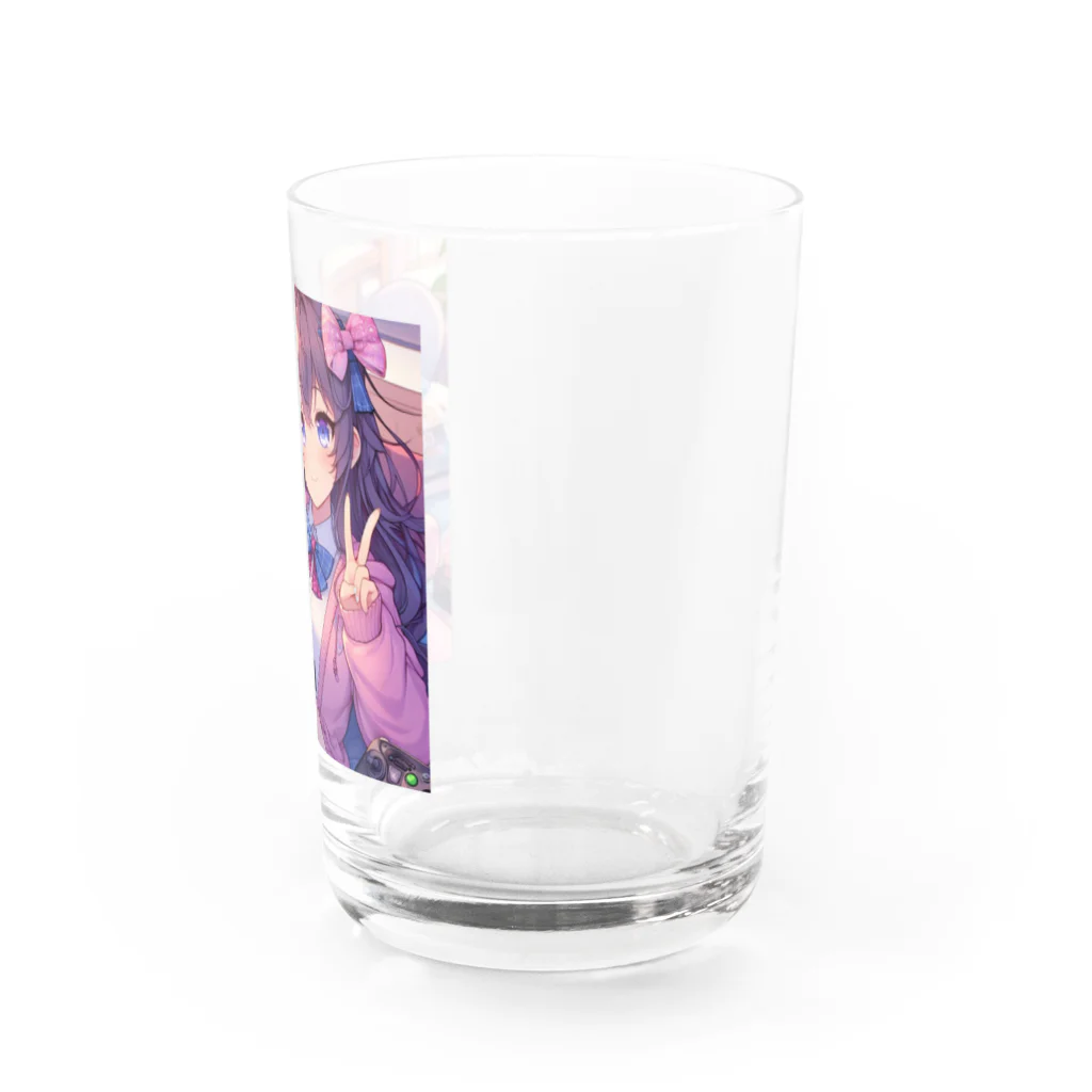 luckyTigerのゲーム女子 Water Glass :right