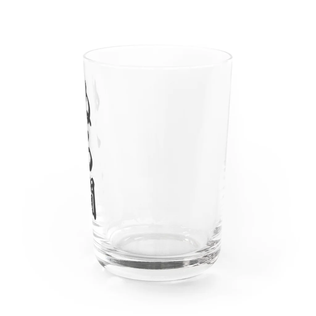 着る文字屋のぬる燗 Water Glass :right
