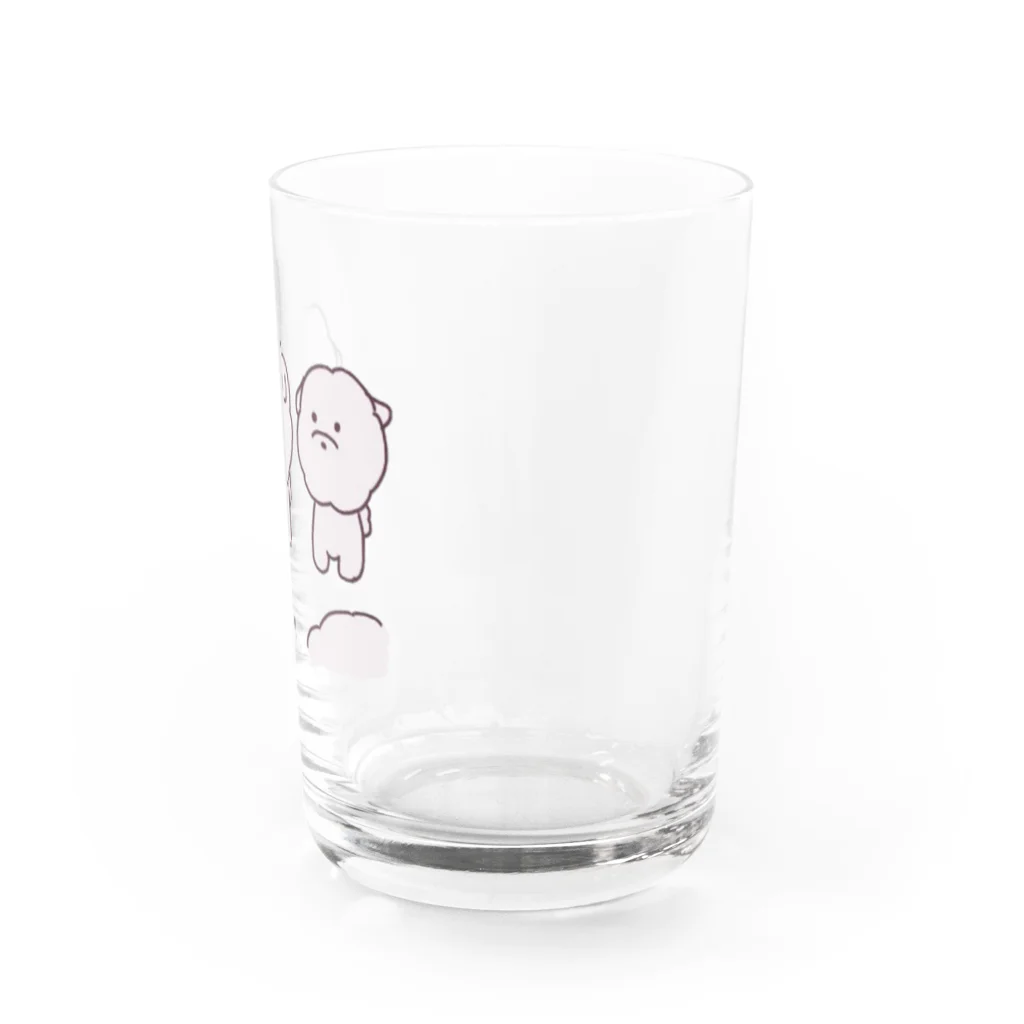 feee.co/フィー子(マーメイド)のふわもち犬の集い(井戸端会議) Water Glass :right