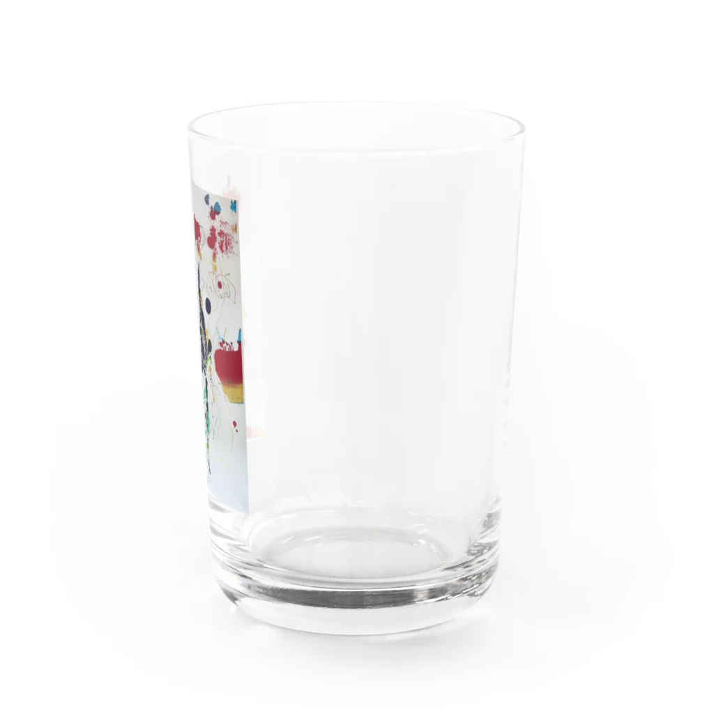 HiraHiraPaperのくろい花 Water Glass :right