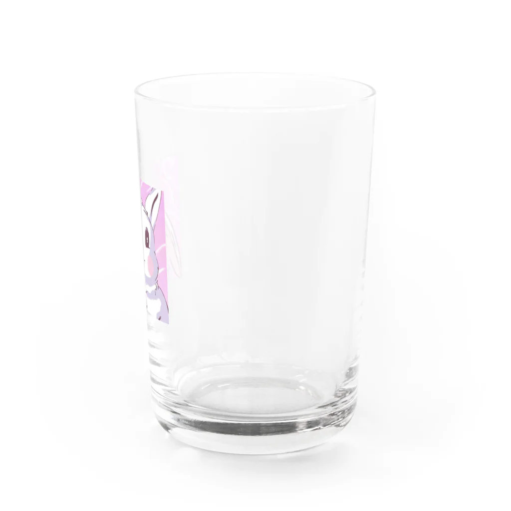 ふわふわうさぎのふわうさちゃん Water Glass :right