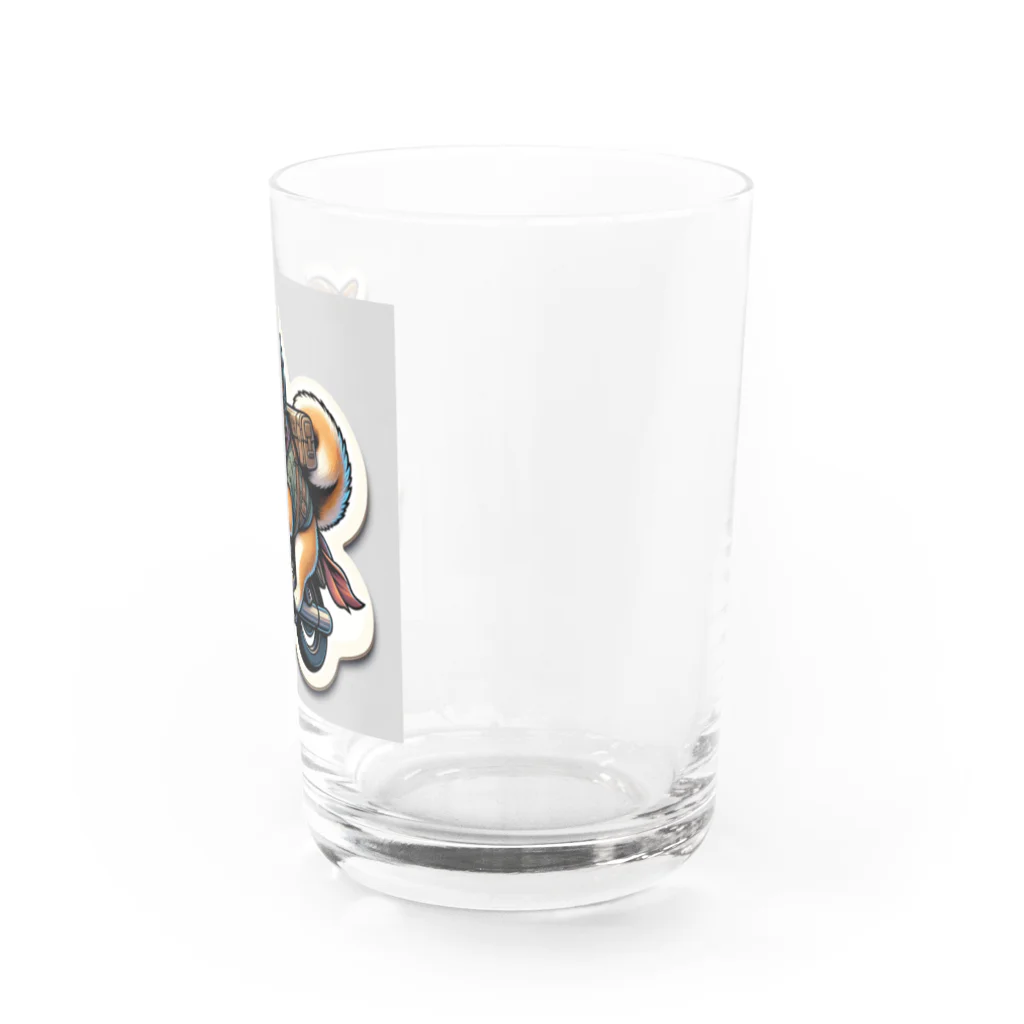 シバライダーロードの柴ライダーロード Water Glass :right