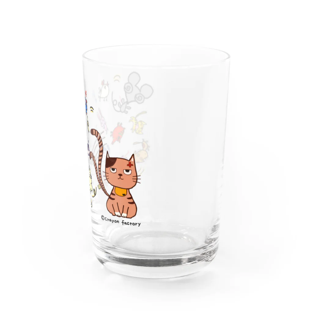 クレヨン工房の干支に入りたい❗️ Water Glass :right