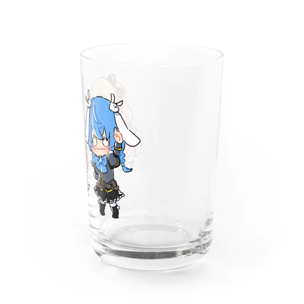 usabit.のぐっず屋さんのななゆ+うさぎガンマン Water Glass :right