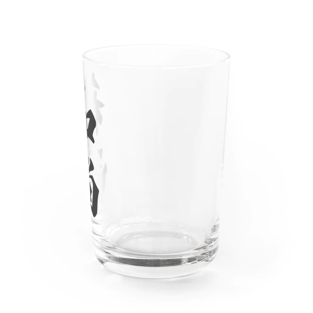 着る文字屋の和尚 Water Glass :right