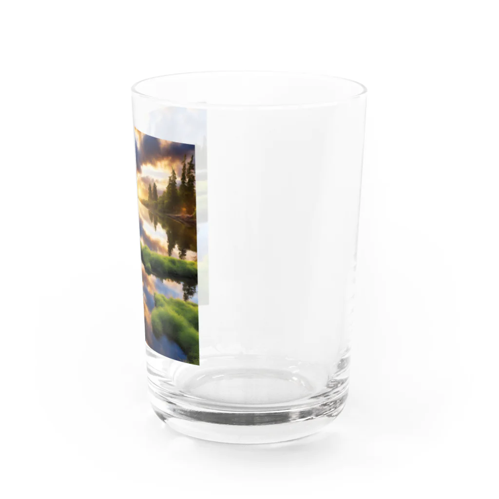 Pitooooの幻想的な自然のグッズ Water Glass :right