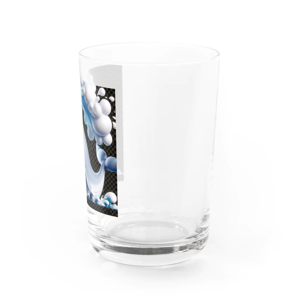 rakittoの潮ふきクジラのモン太 Water Glass :right