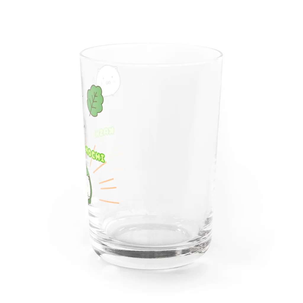 ねこふく茶屋のかしわねこ Water Glass :right