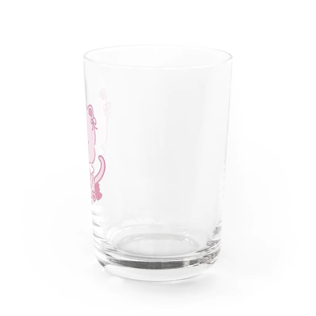 至極 鳶⛩🥚のももにゃ(ねこ) Water Glass :right