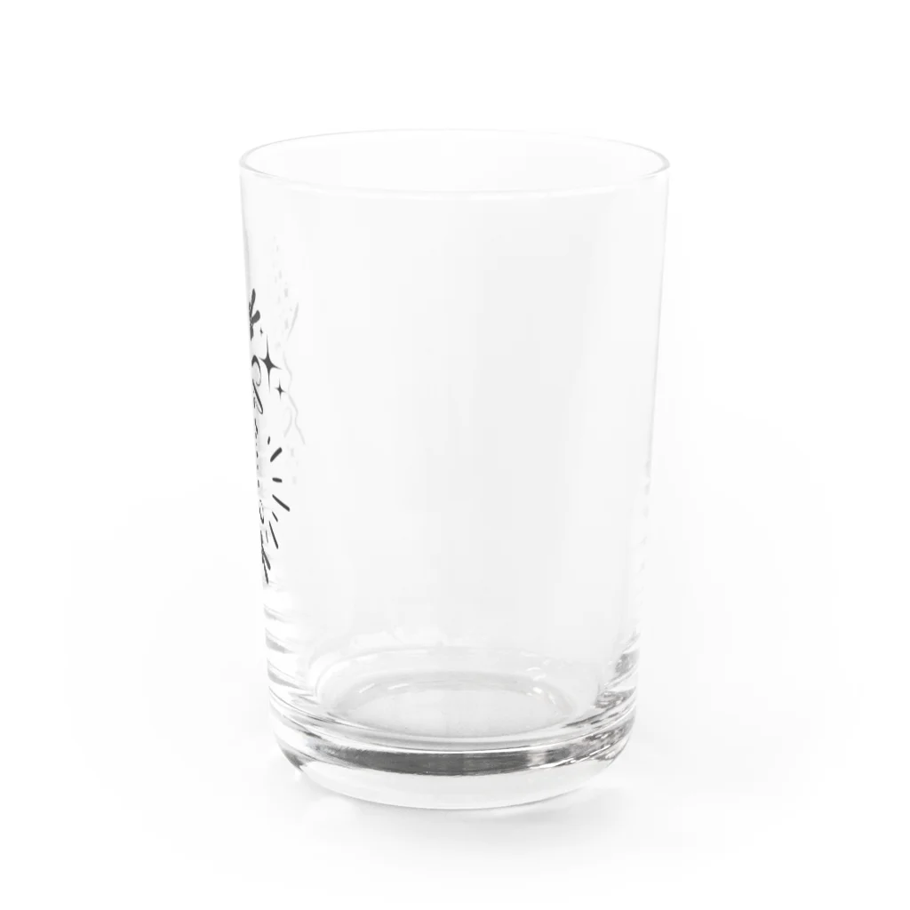 Leaの輝くカニ Water Glass :right