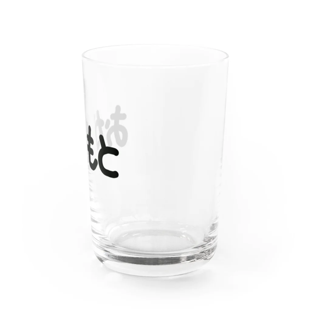 SIMPLE-TShirt-Shopのおかもと Water Glass :right