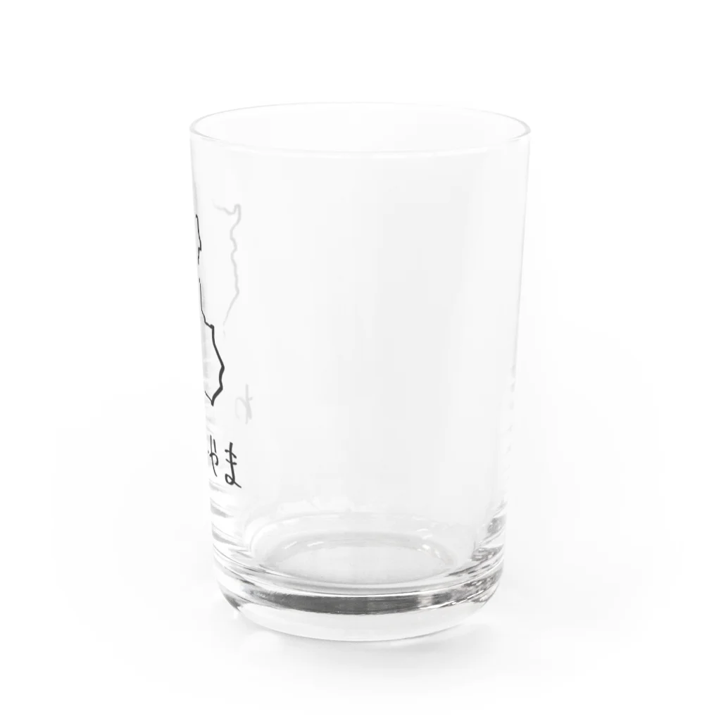 SIMPLE-TShirt-Shopのわかやま Water Glass :right