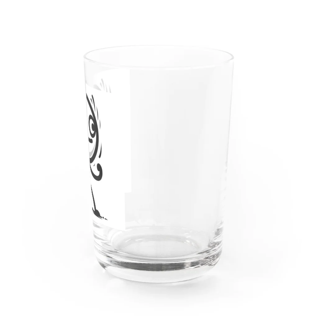 Design by hisachilの線人くん(ガッツ) Water Glass :right