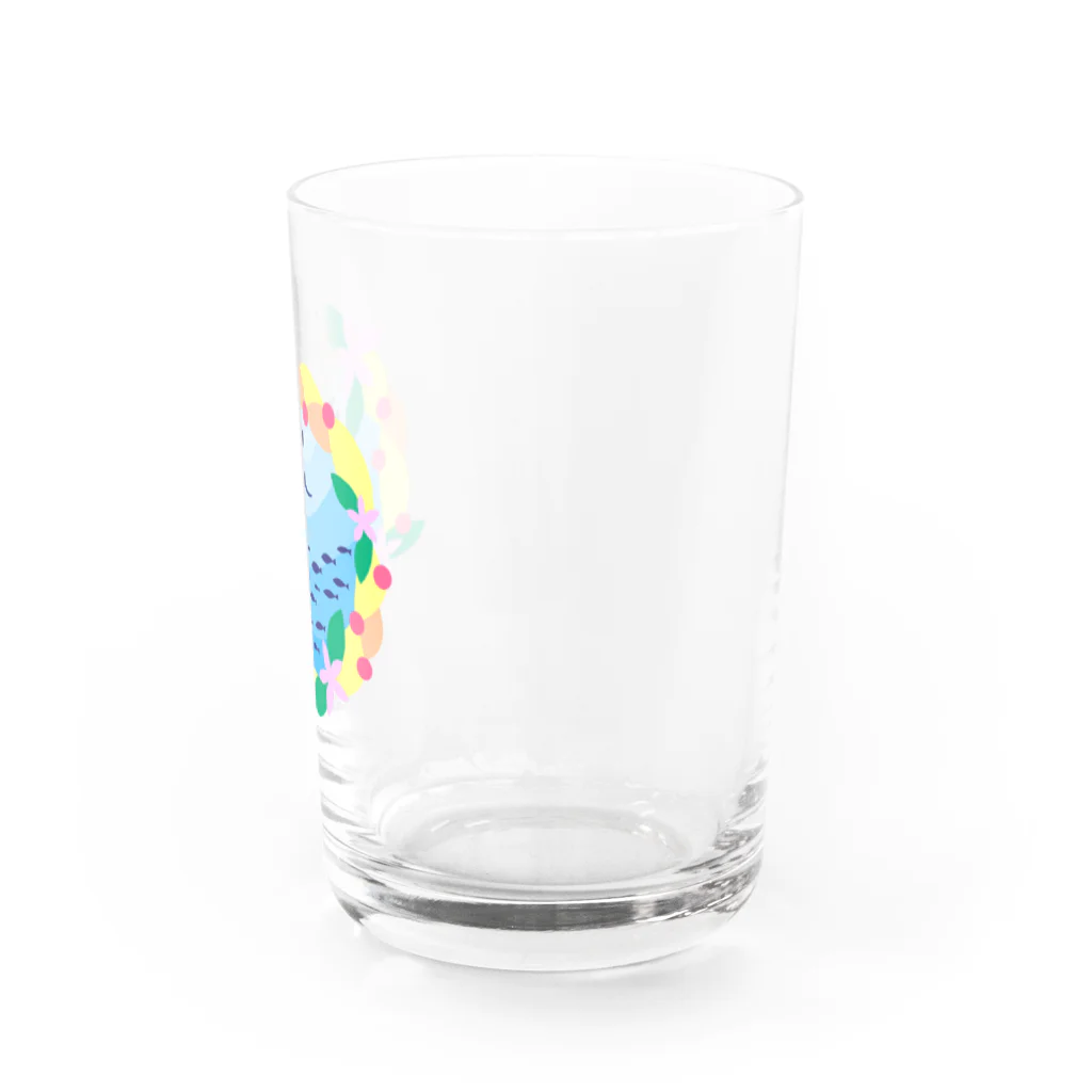 r0no527のリースとお魚たち Water Glass :right