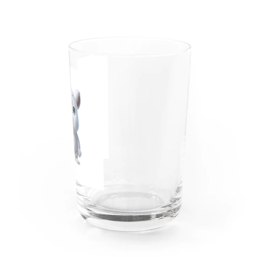 ブサカワ二頭身アニマルくんのブサカワ二頭身アニマル(背景無) Water Glass :right