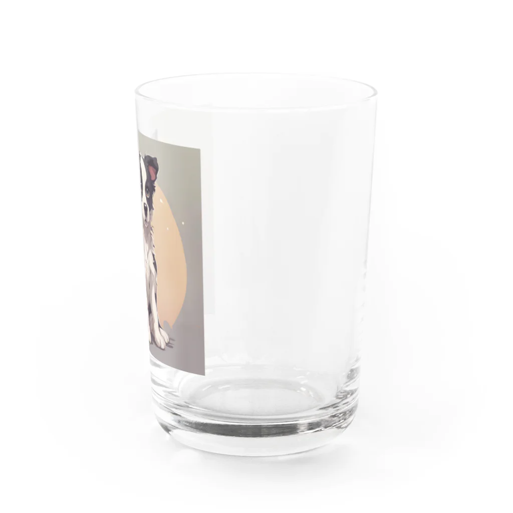 Very Kawaii CreationsのMoon dog Water Glass :right