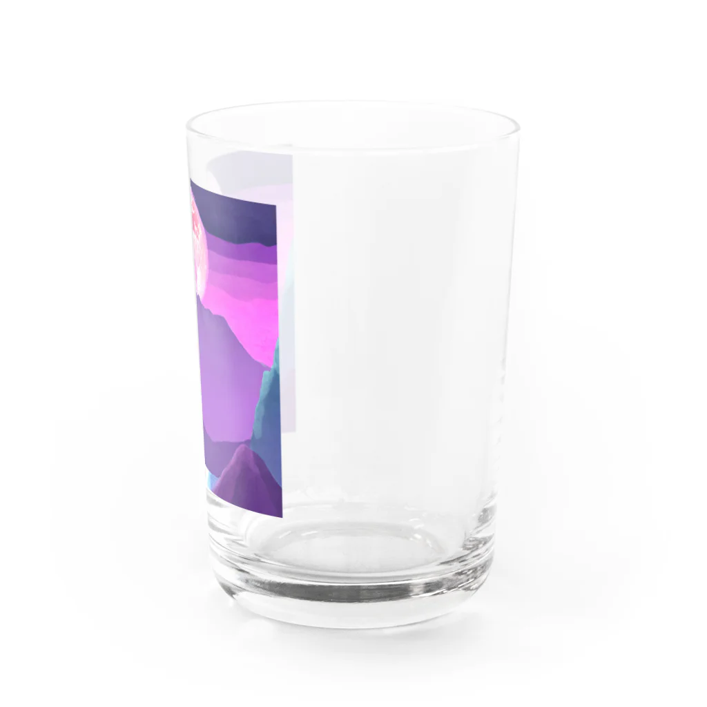 88_Aの満月の光 Water Glass :right
