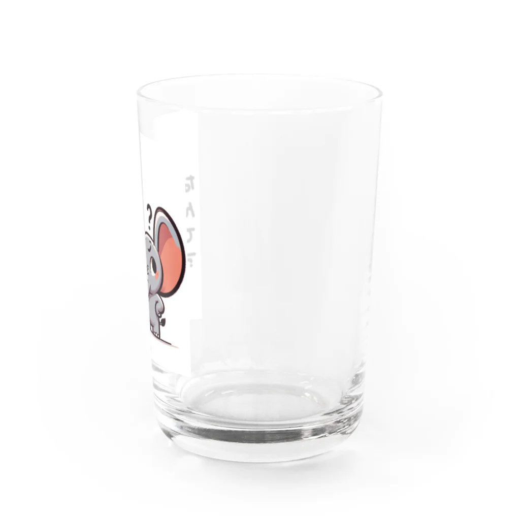 small creaturesの聞き返すゾウ Water Glass :right