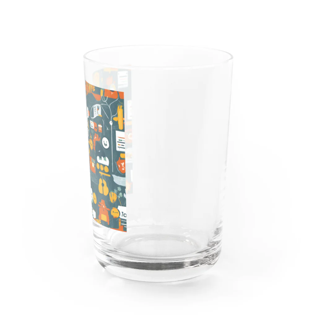 あんぽんたんのグリングリン Water Glass :right