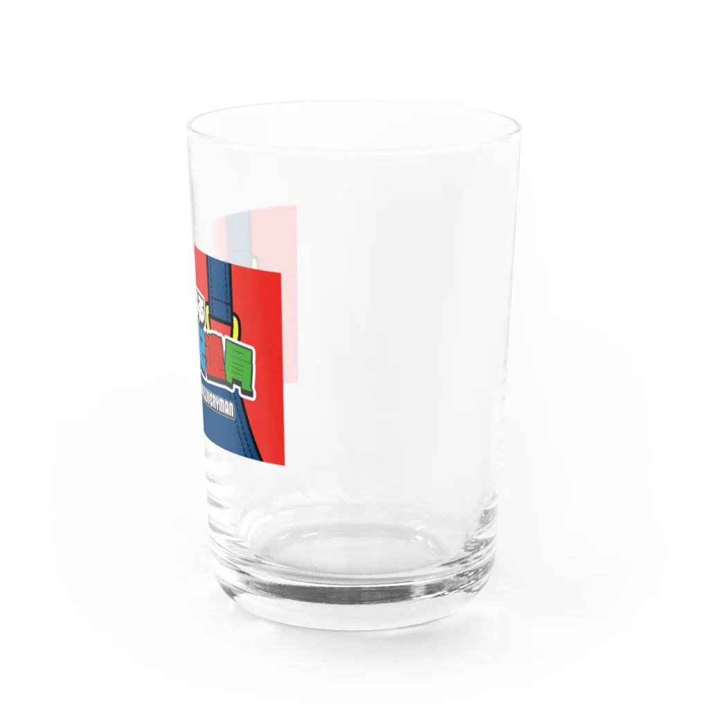 旅するマリオ配達員　放浪の旅中のオリジナルグッズ Water Glass :right