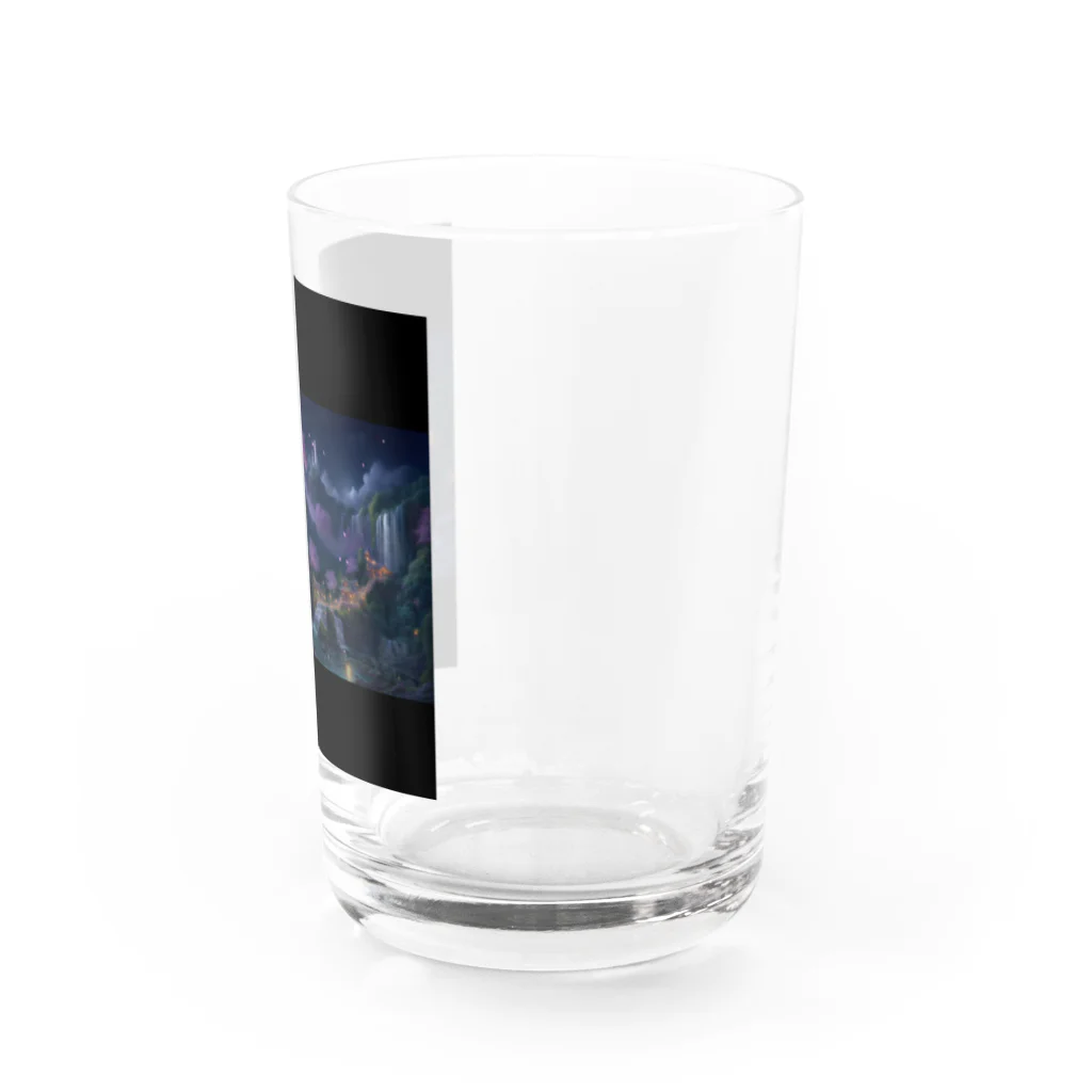 ココロ葉shopの古風な夜桜 Water Glass :right