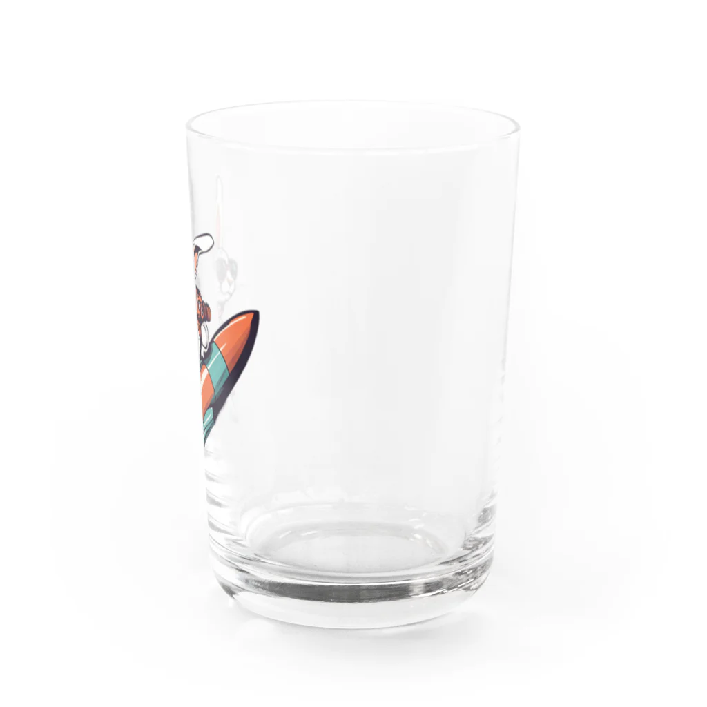 ロケットうさぎのロケットうさぎ　ミッション遂行 Water Glass :right