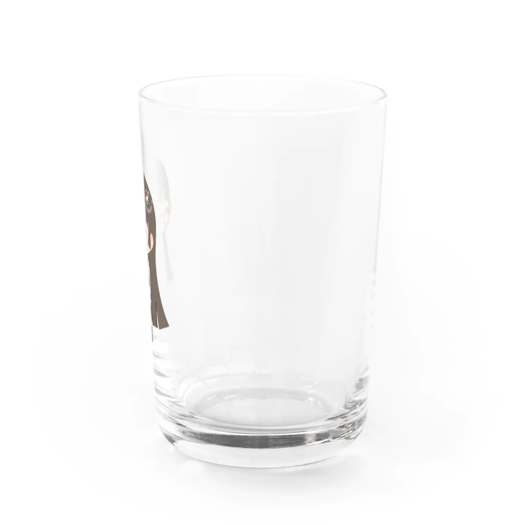 ゆーちゃんのおえかきの鶴の恩返し(鶴ちゃん) Water Glass :right