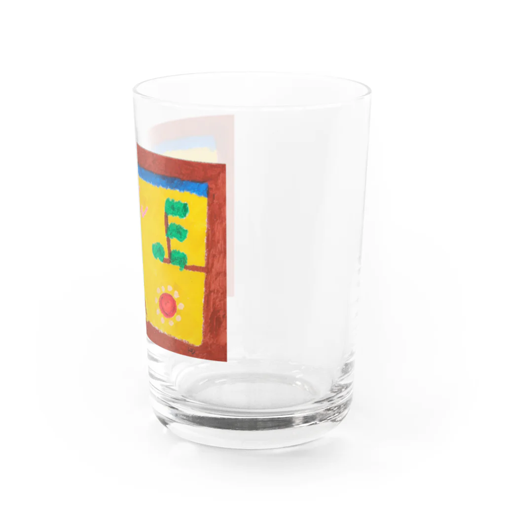 ぴくちゃー55のひとり Water Glass :right