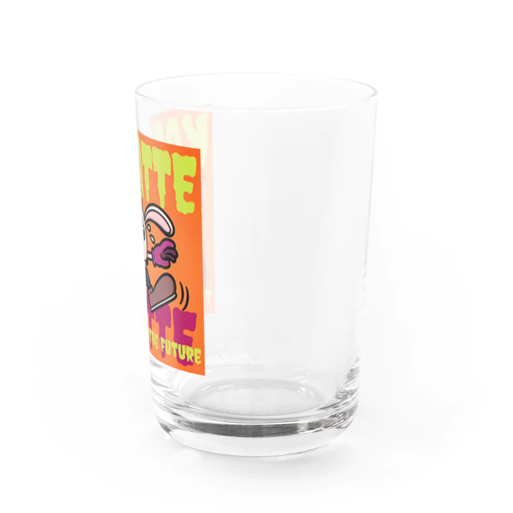 「KASATTE」公式グッズの「KASATTE」ウサッテ（SPver.B） Water Glass :right