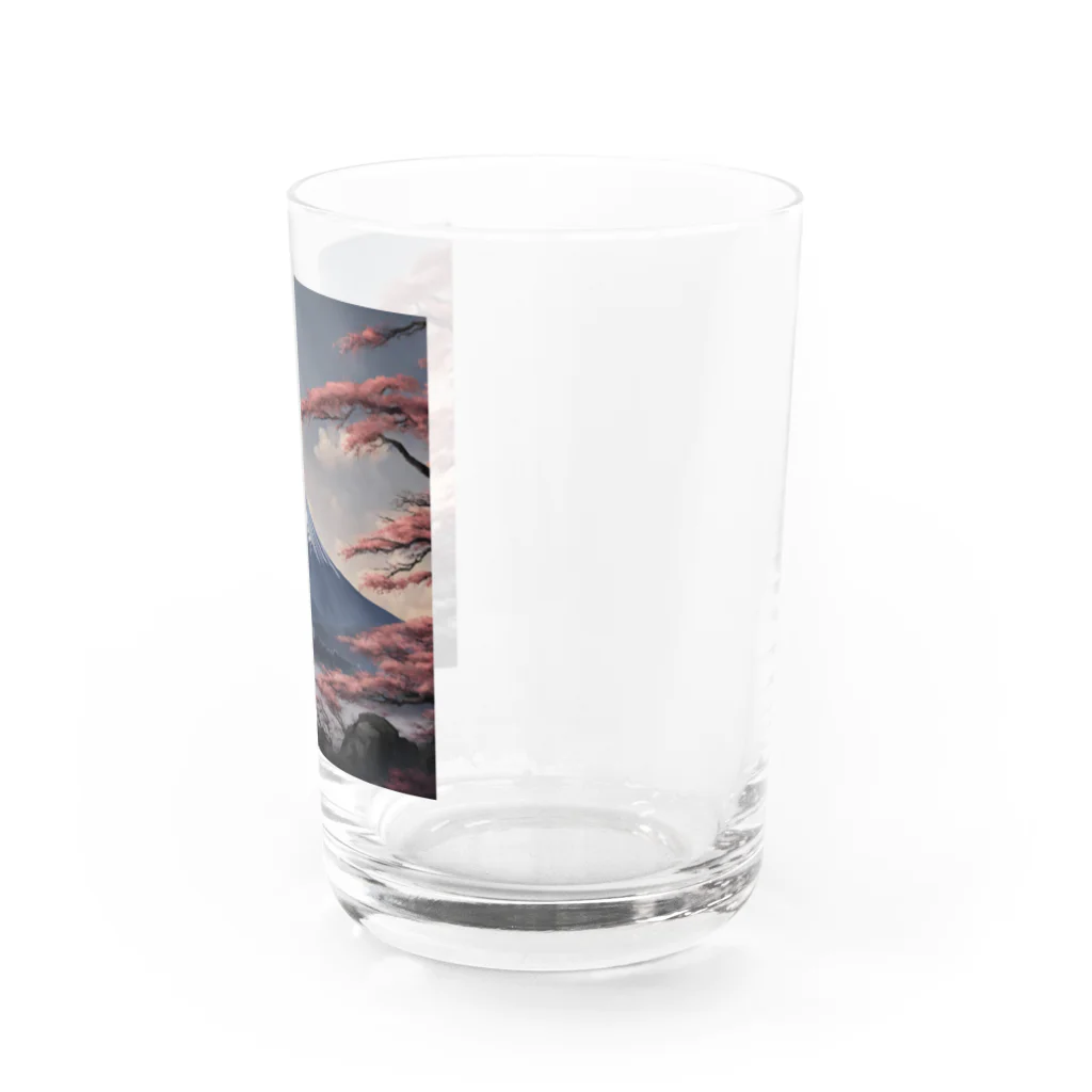 Pekotaroの富士 Water Glass :right