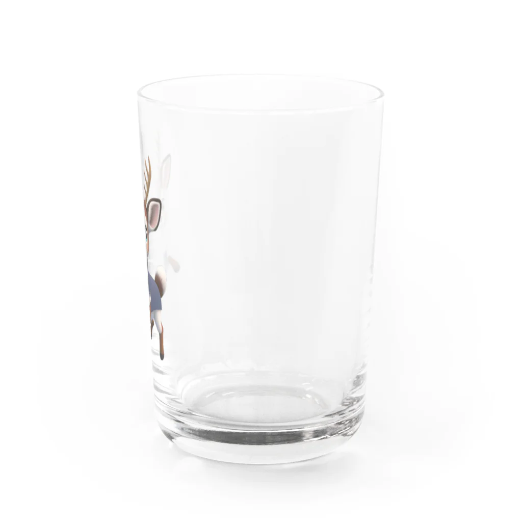ぱんだまんのキュートな小鹿ダンス Water Glass :right