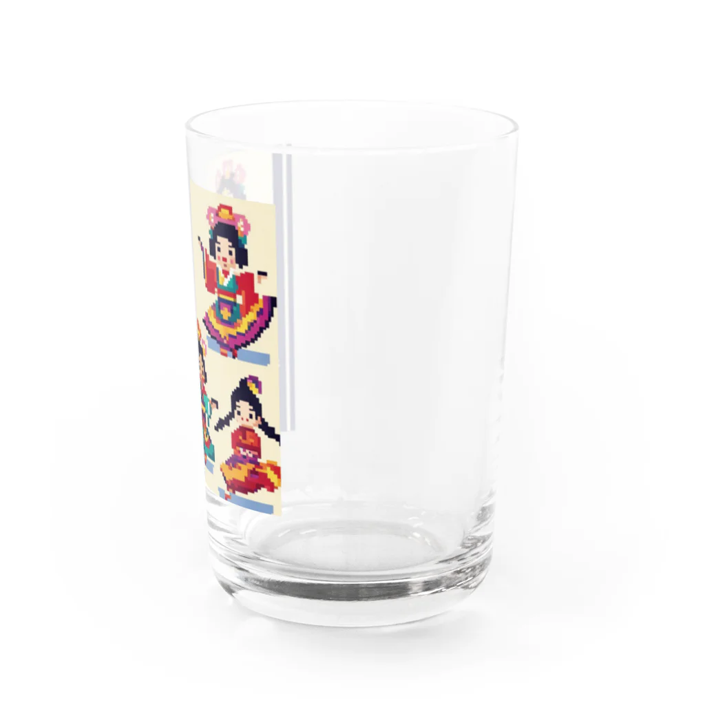 クロスクリエイティブの琉球の風に舞う Water Glass :right