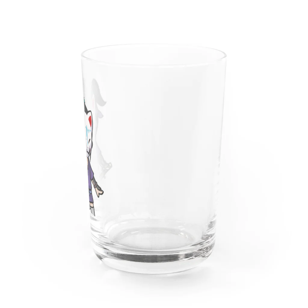 ninjayaの狐白（クリプト忍者） Water Glass :right