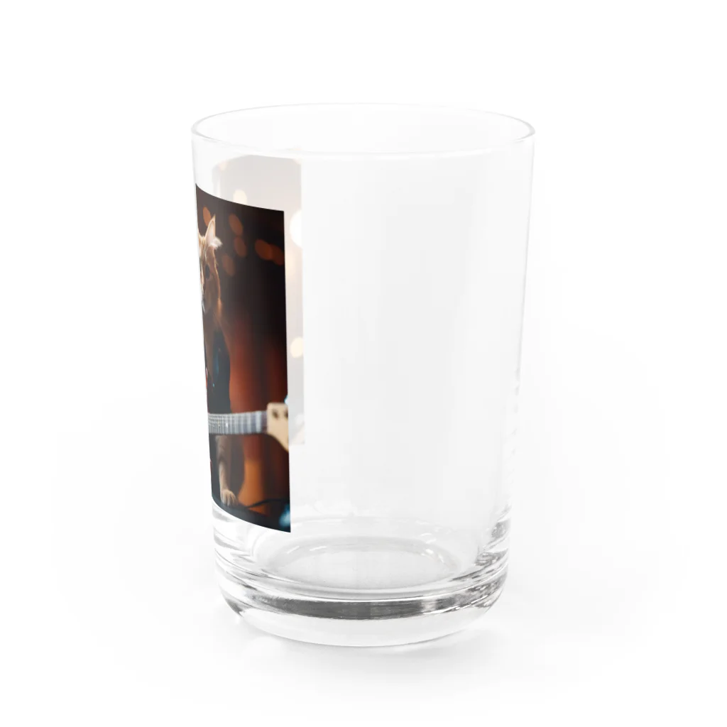 kawaii_catのKawaii Rock Cat Water Glass :right