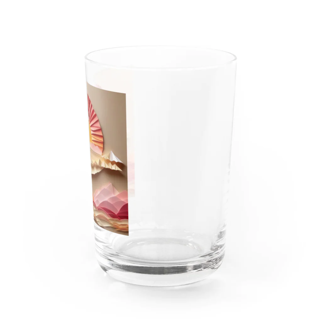 クロスクリエイティブの美ら島のサンライズ Water Glass :right