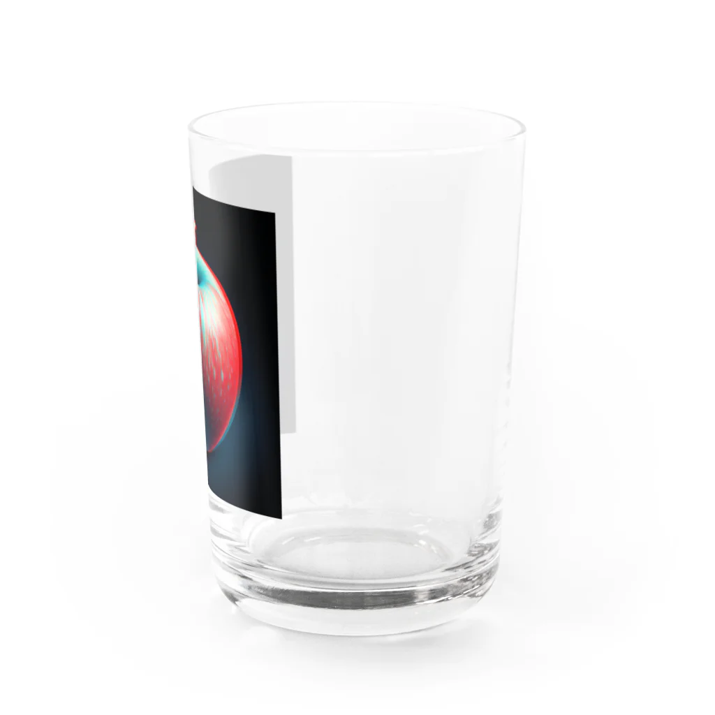 godo_dioの３D　立体視　リンゴ Water Glass :right