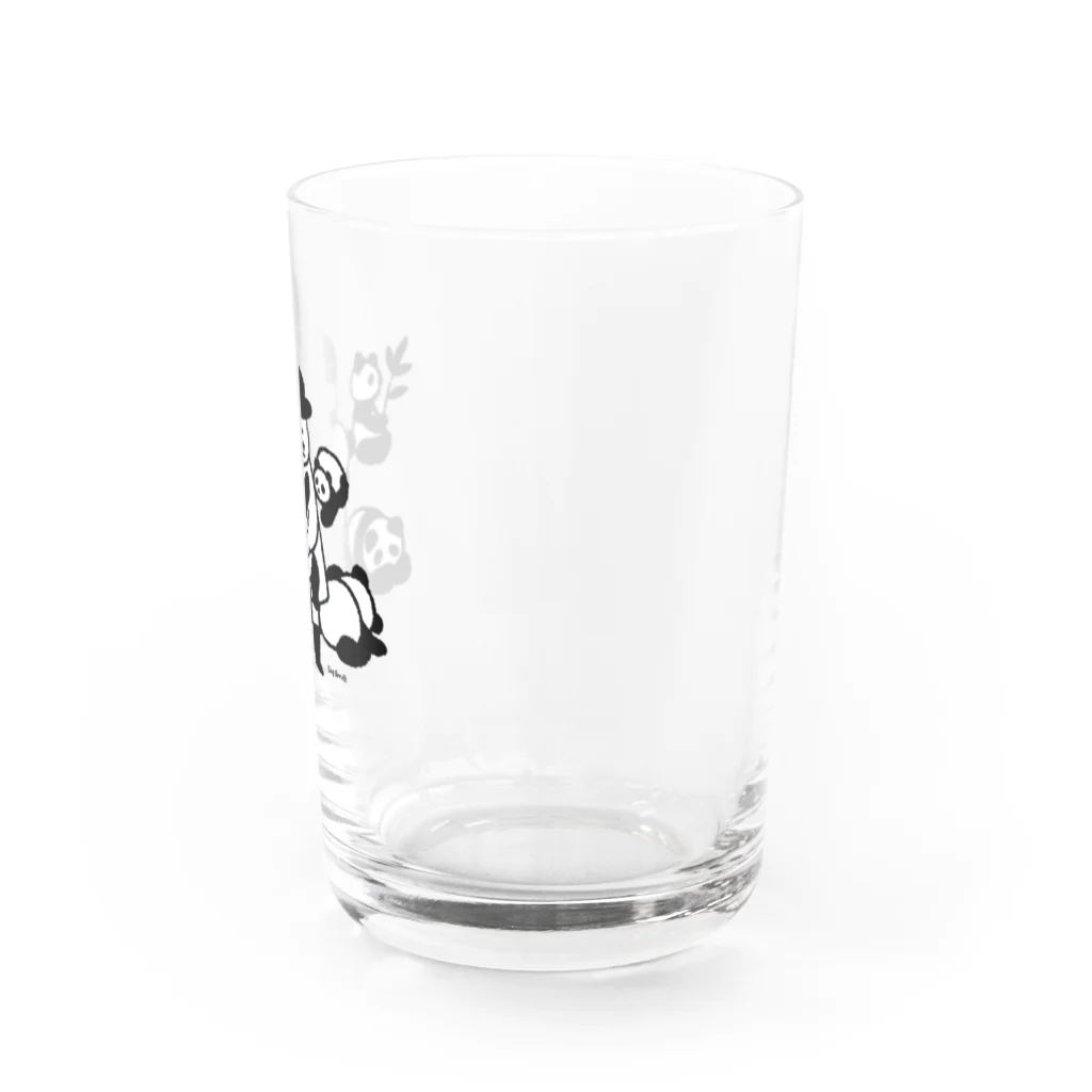 ポス山ポス夫のポス夫とパンダ Water Glass :right