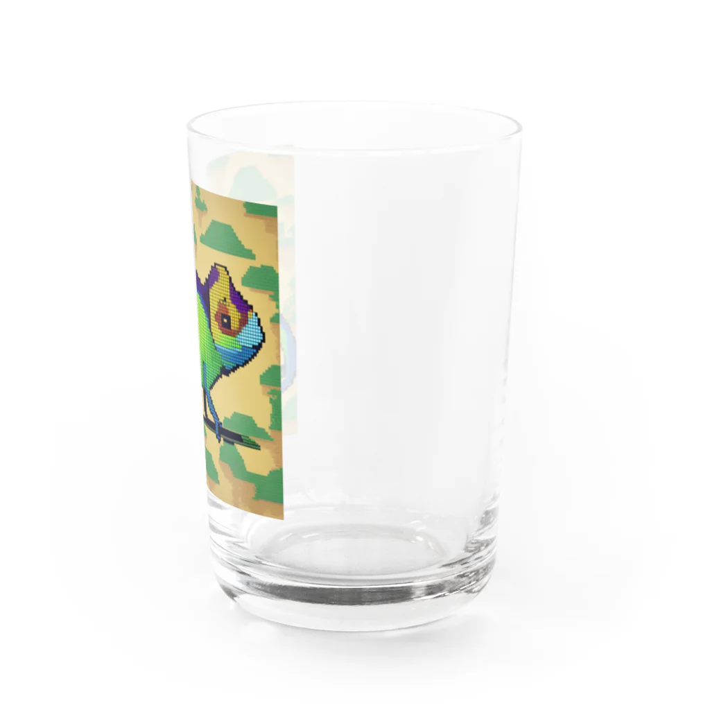 MICK_Aのカメレオンカメレオン Water Glass :right