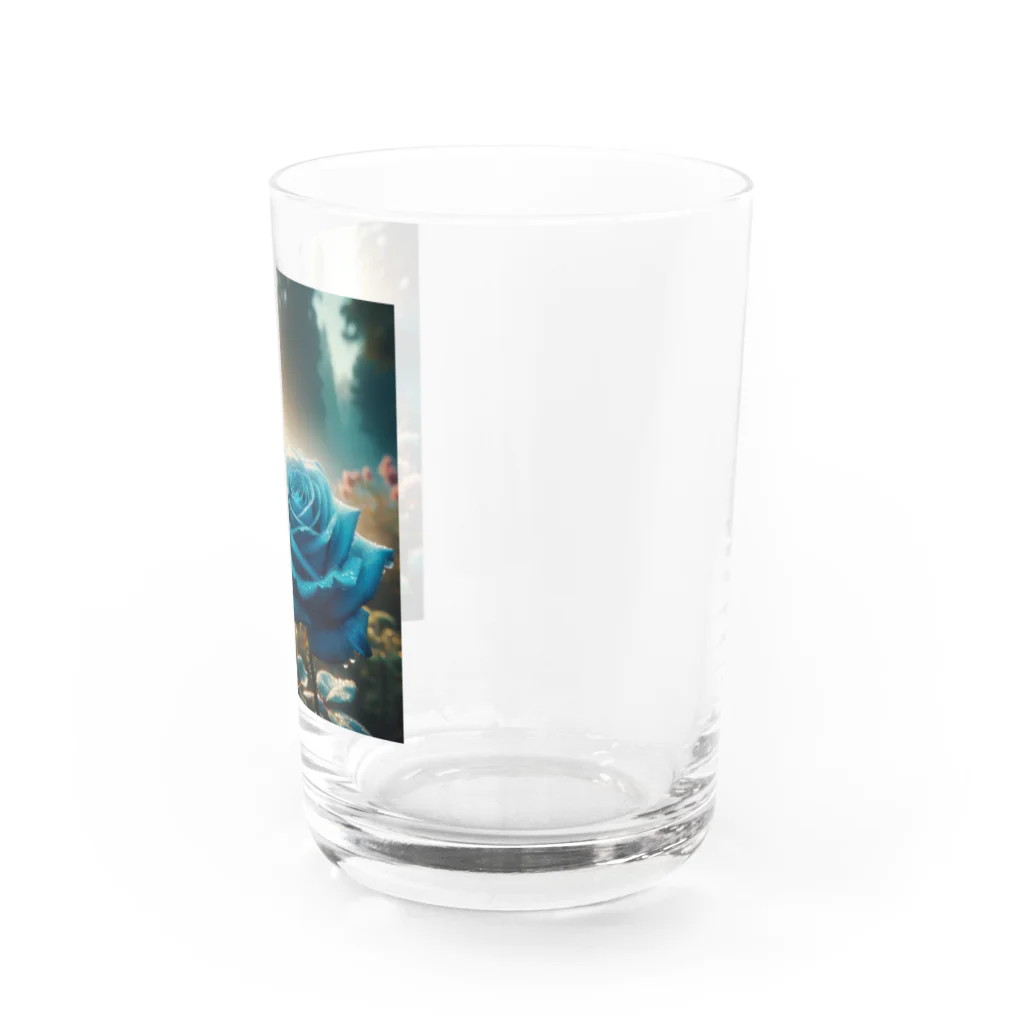 ANTARESの青い薔薇　あさひ Water Glass :right