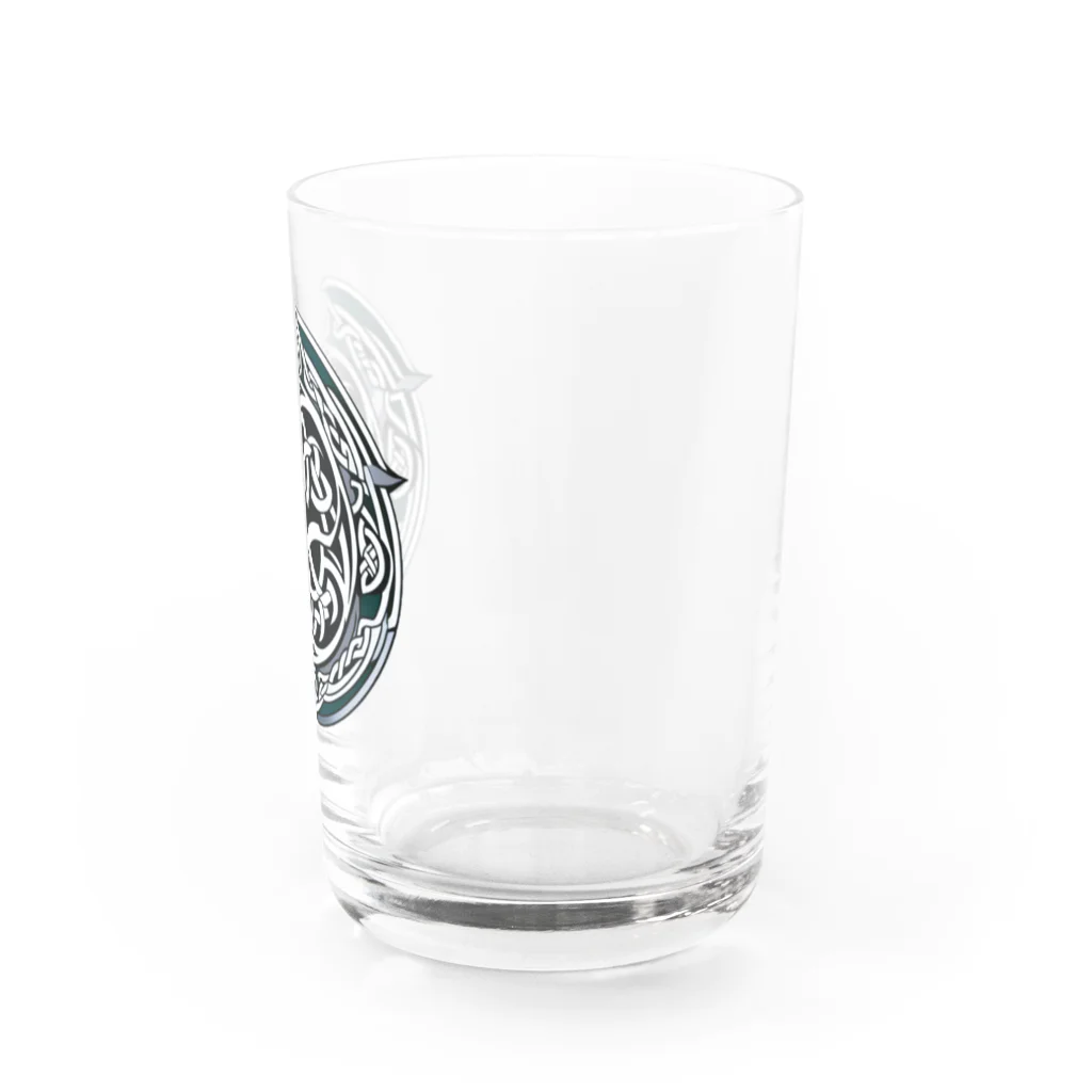 きゅりあすの発掘されたケルトの紋章 Water Glass :right