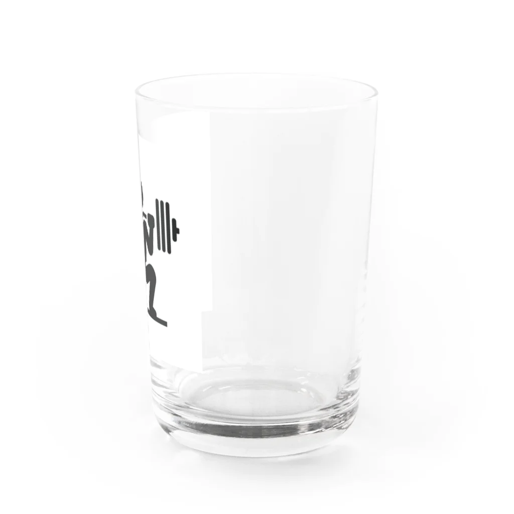 KIKiのバーベルスクワット Water Glass :right