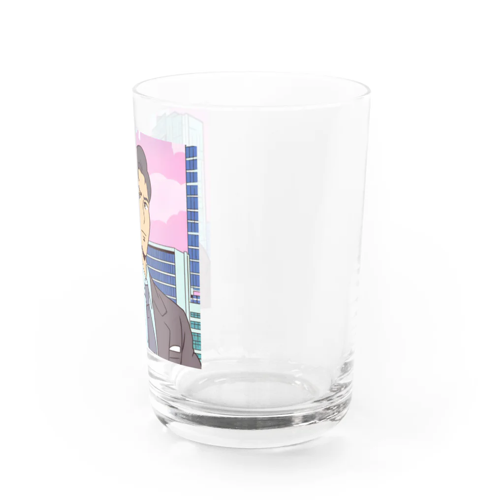 なお（ｻﾗﾘｰﾏﾝ）＠AI使って情報発信中の夕焼けサラリーマン Water Glass :right